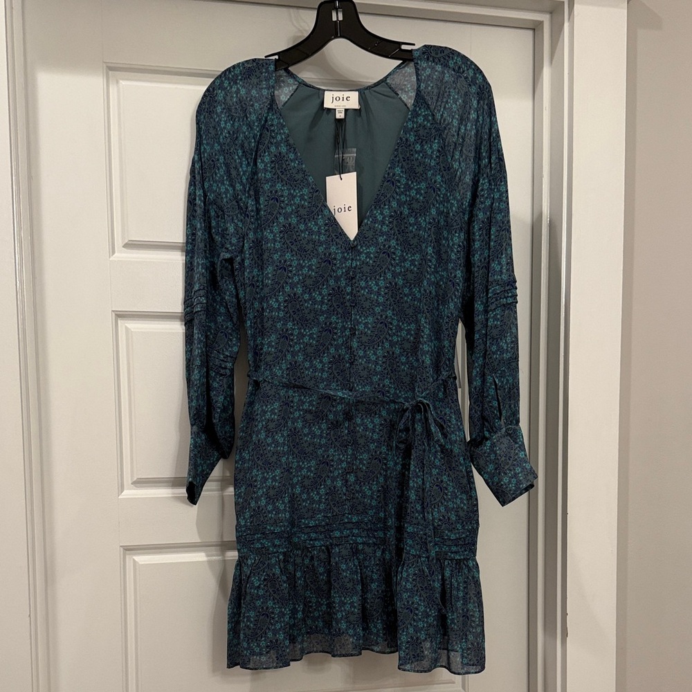 Joie Floral and Paisley Long Sleeve Dress NWT